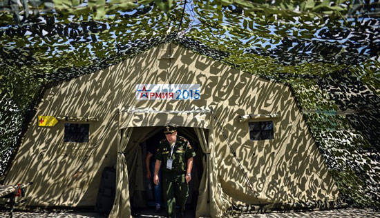 خيمة مخصصة للقادة الروس المشاركون فى المنتدى -اليوم السابع -6 -2015